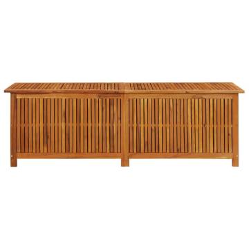 Garden Storage Box 175x50x58 cm Solid Acacia Wood - HipoMarket