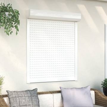 Roller Shutter Aluminium 100x130 cm - White | HipoMarket