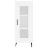 Stylish Highboard White 34.5x34x180 cm | Durable Storage