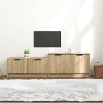 Sonoma Oak TV Cabinet - Stylish & Practical Storage Solution