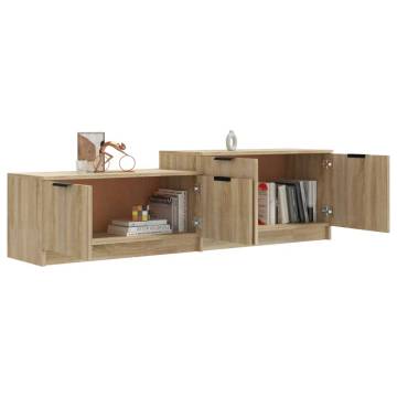 Sonoma Oak TV Cabinet - Stylish & Practical Storage Solution