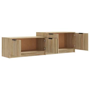 Sonoma Oak TV Cabinet - Stylish & Practical Storage Solution