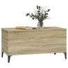 Sonoma Oak Coffee Table - Functional & Stylish 90x44.5x45 cm