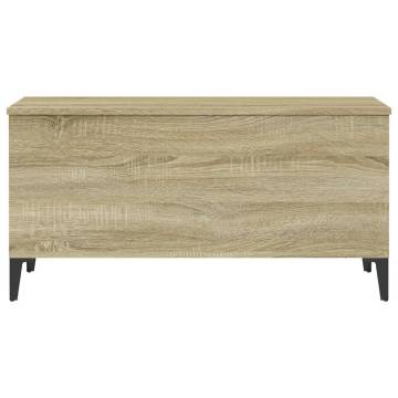 Sonoma Oak Coffee Table - Functional & Stylish 90x44.5x45 cm