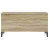 Sonoma Oak Coffee Table - Functional & Stylish 90x44.5x45 cm