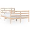 Solid Wood Bed Frame 120x190 cm | Small Double | Hipomarket