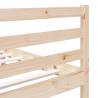 Solid Wood Bed Frame 120x190 cm | Small Double | Hipomarket