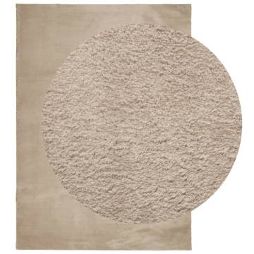 HUARTE Soft Washable Sand Rug 240x340 cm - Cozy Comfort