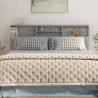 Headboard Cabinet Grey Sonoma - Stylish Bedroom Storage