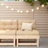 Middle Sofa with Cushions Solid Wood Pine Colour natural pine Quantity in Package 1 Model middle sofa 