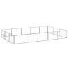 Dog Kennel Silver 15 m² Steel Colour silver Size 500 x 300 x 70 cm Quantity in Package 1 