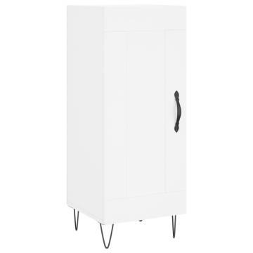 Stylish Highboard White 34.5x34x180 cm - Elegant Storage Solution