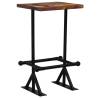 3 Piece Solid Reclaimed Wood Bar Set - Retro Industrial Charm