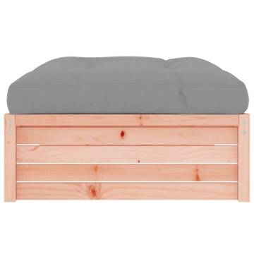 Garden Footstool 120x80 cm - Solid Douglas Wood - HipoMarket