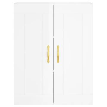 High Gloss White Highboard - Stylish Storage Solution