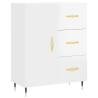 High Gloss White Highboard - Stylish Storage Solution