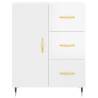 High Gloss White Highboard - Stylish Storage Solution