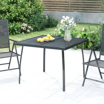 Garden Table Anthracite 100x100x72 cm - Stylish & Sturdy