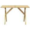 Elegant Garden Table 110x73 cm - Impregnated Pinewood