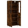 Stylish Highboard in Smoked Oak - 69.5x34x180 cm | HipoMarket