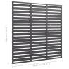 Fence Panel WPC 180x180 cm Grey - Durable Outdoor Solution