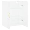 Elegant Wall Mounted Cabinet - 69.5x34x90 cm White