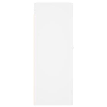 Elegant Wall Mounted Cabinet - 69.5x34x90 cm White