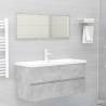 Sink Cabinet Concrete Grey 100x38.5x45 cm - Stylish Storage