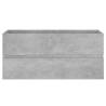 Sink Cabinet Concrete Grey 100x38.5x45 cm - Stylish Storage