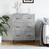 Concrete Grey Sideboard - Stylish Storage Solution | Hipomarket