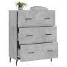 Concrete Grey Sideboard - Stylish Storage Solution | Hipomarket