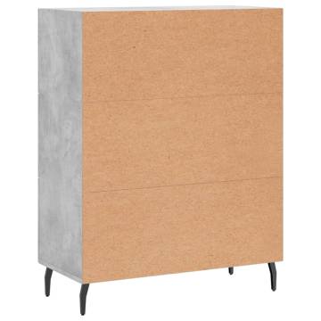 Concrete Grey Sideboard - Stylish Storage Solution | Hipomarket