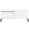 Elegant White Coffee Table - 90x50x36.5 cm | HipoMarket