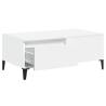 Elegant White Coffee Table - 90x50x36.5 cm | HipoMarket