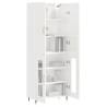 Highboard High Gloss White - Stylish Storage Solution | HipoMarket