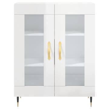 Highboard High Gloss White - Stylish Storage Solution | HipoMarket