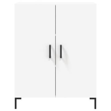 Stylish Highboard White 69.5x34x180 cm | Durable Engineered Wood