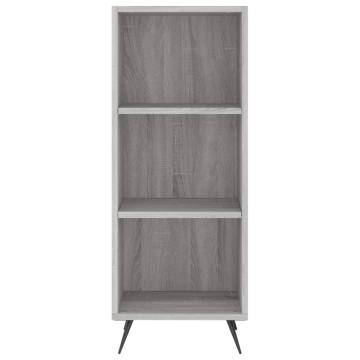 Highboard Grey Sonoma - Stylish Engineered Wood Storage Solution