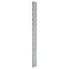 Garden Fence Posts 20 pcs Silver 260 cm Galvanised Steel