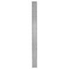 Garden Fence Posts 20 pcs Silver 260 cm Galvanised Steel