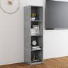 Stylish Concrete Grey TV Cabinet - 142.5x35 cm | HipoMarket