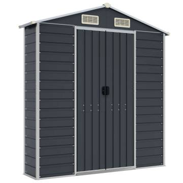 Garden Shed Anthracite - Durable Galvanised Steel Storage