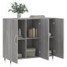 Modern Grey Sonoma Sideboard - 90x34x80 cm | HipoMarket