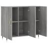 Modern Grey Sonoma Sideboard - 90x34x80 cm | HipoMarket