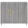 Modern Grey Sonoma Sideboard - 90x34x80 cm | HipoMarket