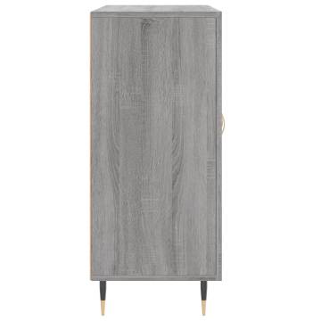 Modern Grey Sonoma Sideboard - 90x34x80 cm | HipoMarket