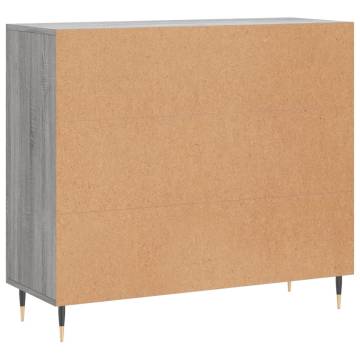 Modern Grey Sonoma Sideboard - 90x34x80 cm | HipoMarket