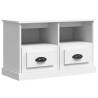 Stylish White TV Cabinet - 80x35x50 cm | Hipomarket UK