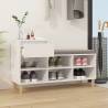 Shoe Cabinet High Gloss White - Stylish Storage Solution