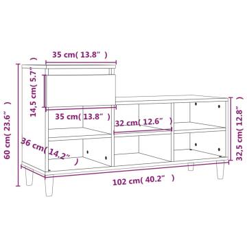 Shoe Cabinet High Gloss White - Stylish Storage Solution